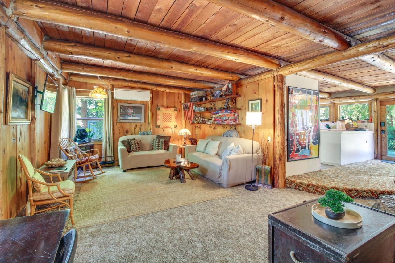 Rustic Bandon Log Cabin On 5 Acres Of Woodlands! Esterno foto