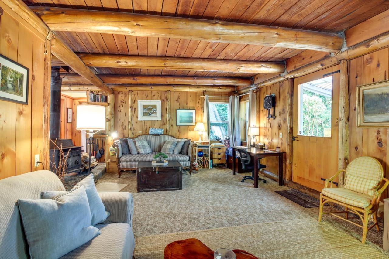 Rustic Bandon Log Cabin On 5 Acres Of Woodlands! Esterno foto