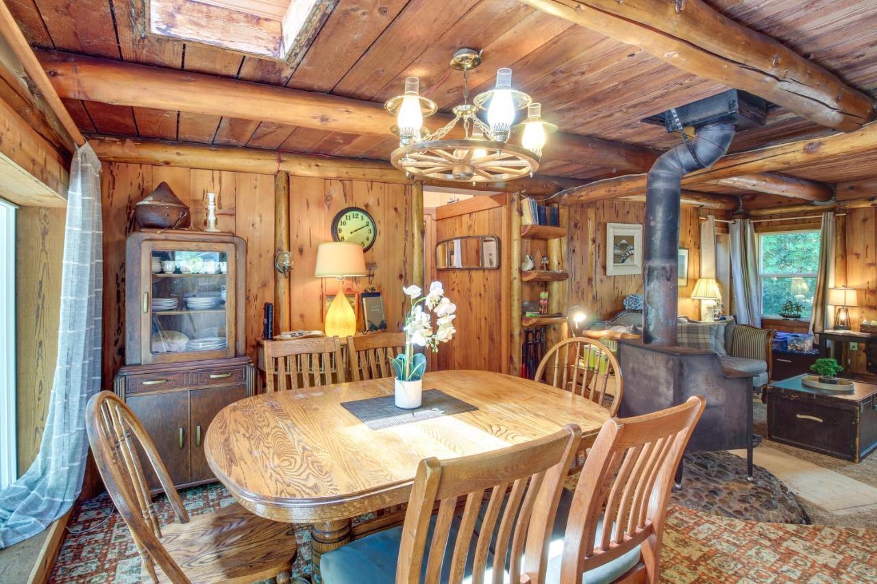 Rustic Bandon Log Cabin On 5 Acres Of Woodlands! Esterno foto
